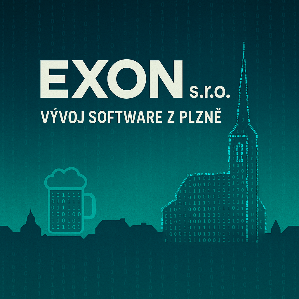 EXON vývoj software z Plzně.