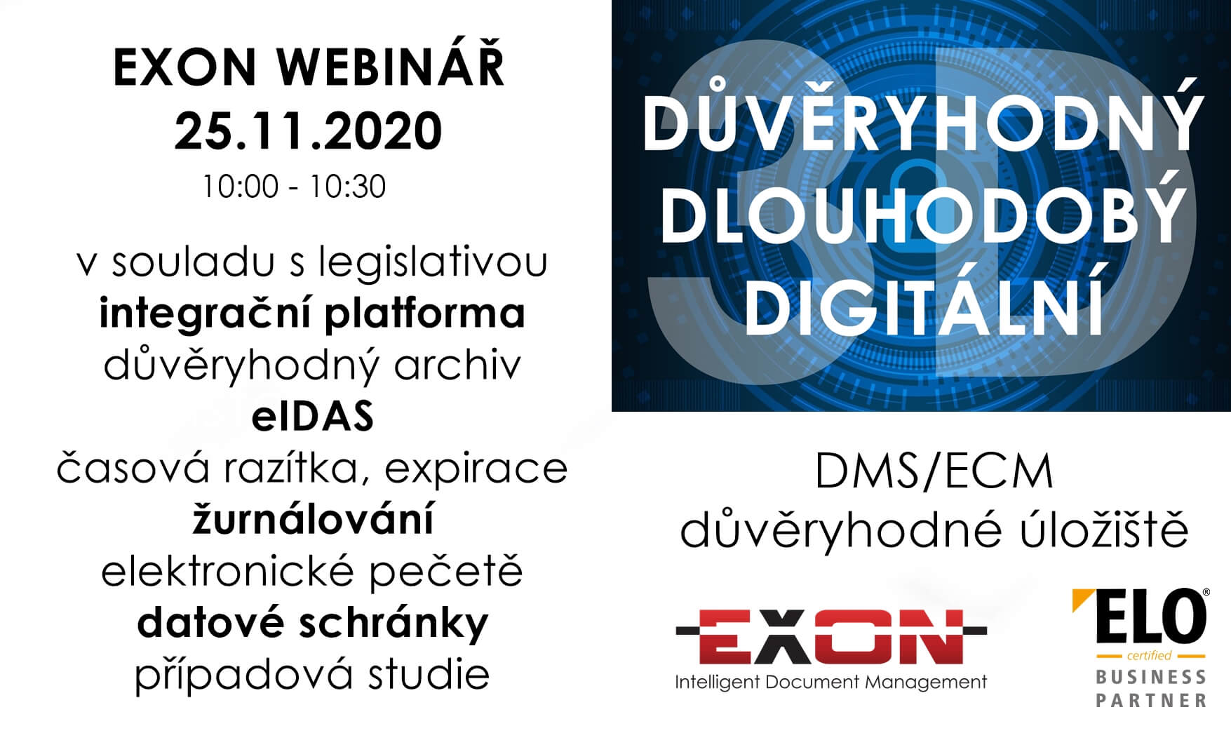 Webinář EXON dne 24.11.2020 - pozvánka