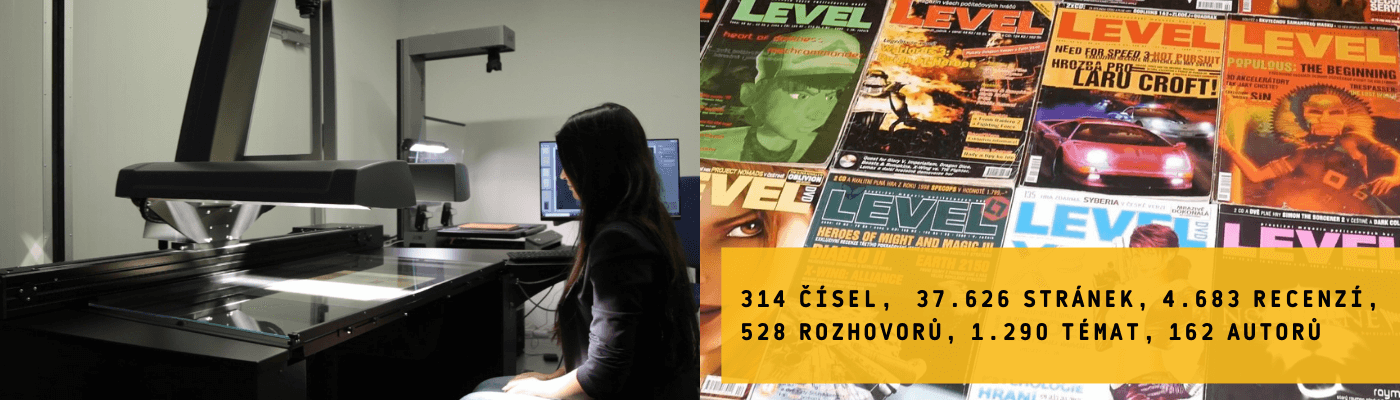Časopis LEVEL digitalizuje celý 25letý archiv