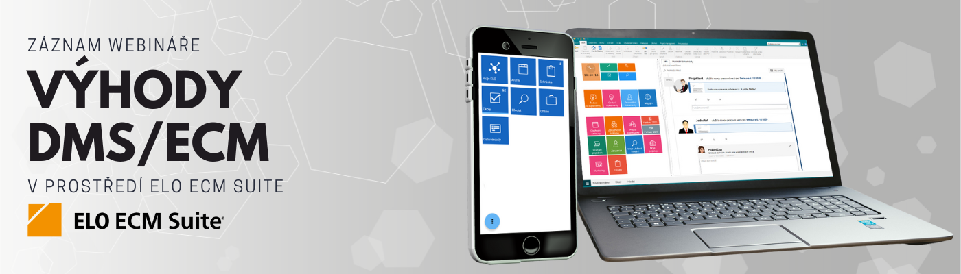 Jak vypadá uživatelské rozhraní ELO ECM Suite? Záznam webináře.