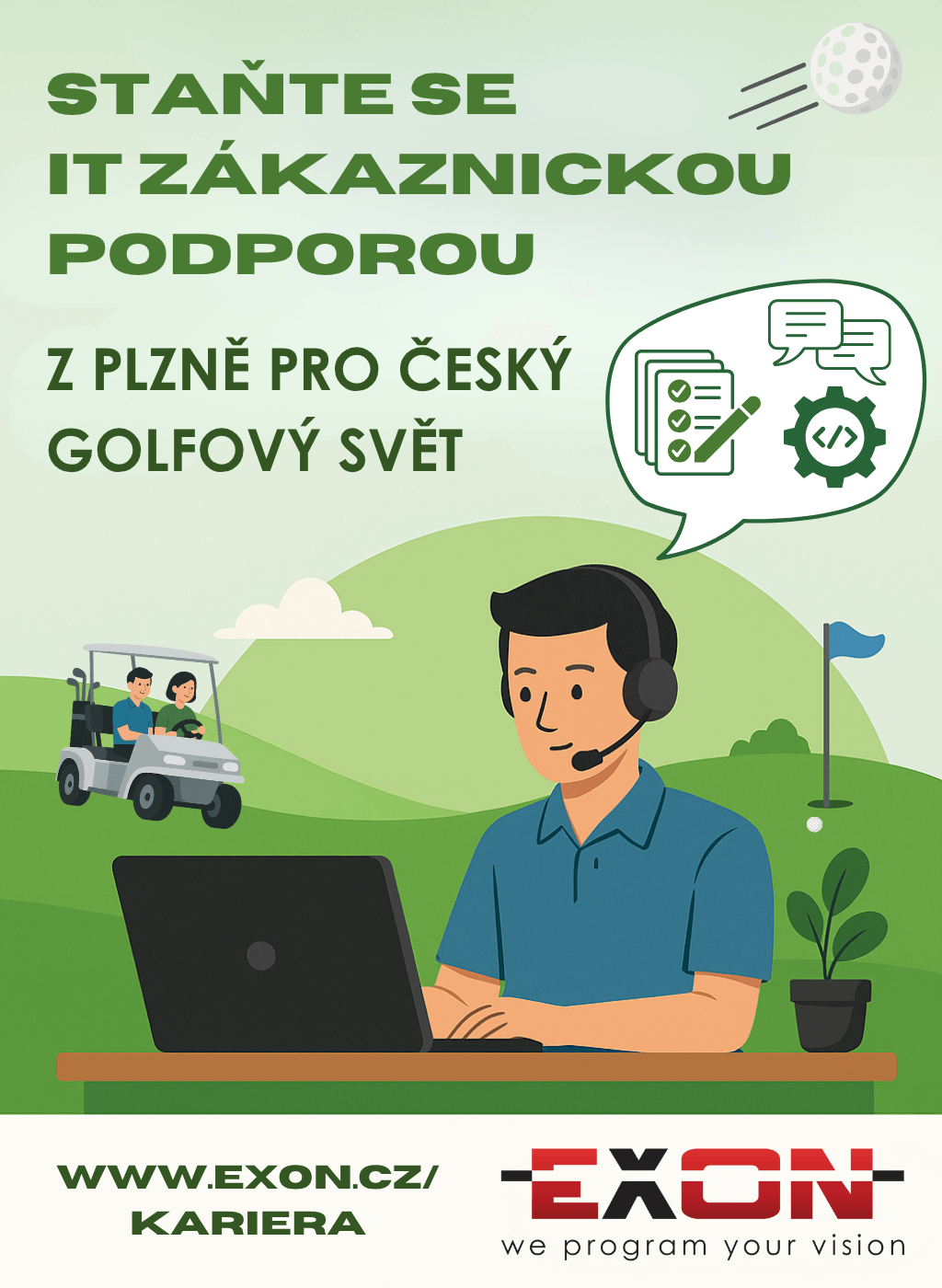 IT konzultant pro golf.